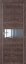 Interiérové dveře bezfalcové - 4Z - Barva: Trankais Oak Dark, Sklo: Zrcadlo, Hrana Dveří: Matný Hliník