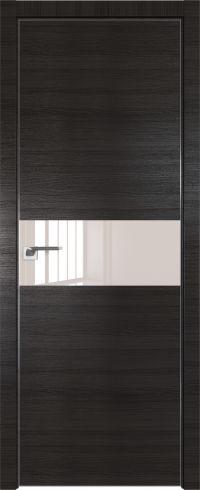 Interiérové dveře bezfalcové - 4Z - Barva: Wenge Crosscut, Sklo: Lacobel Mother-of-Pearl Lacquer, Hrana Dveří: BLACK EDITION