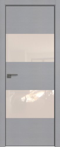 Interiérové dveře bezfalcové - 10STK - Barva: Pine Manhattan Grey, Sklo: Lacobel Mother-of-Pearl Lacquer, Hrana Dveří: Black Edition ze čtyř stran