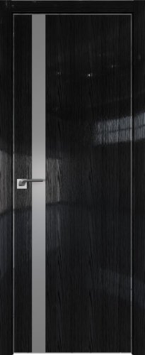 Interiérové dveře bezfalcové - 6STK - Barva: Pine Manhattan Grey, Sklo: Lacobel Brown Lacquer, Hrana Dveří: Black Edition ze čtyř stran