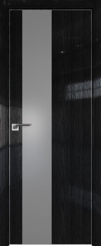 Interiérové dveře bezfalcové - 5STK - Barva: Pine Manhattan Grey, Sklo: Zrcadlo, Hrana Dveří: Black Edition ze čtyř stran