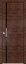 Interiérové dveře bezfalcové - 22Z - Barva: White Ash Crosscut, Sklo: Lacobel Brown Lacquer, Hrana Dveří: BLACK EDITION