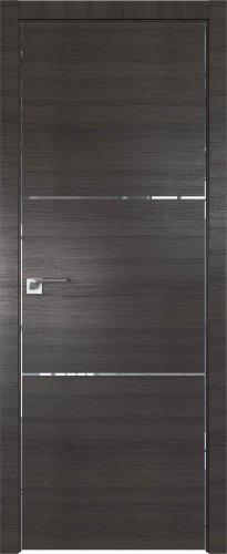 Interiérové dveře bezfalcové - 2Z - Barva: Gray Crosscut, Hrana Dveří: BLACK EDITION