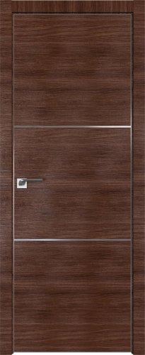 Interiérové dveře bezfalcové - 2Z - Barva: Malaga Cherry Crosscut, Hrana Dveří: Matný Hliník