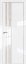 Interiérové dveře bezfalcové - 116LA - Barva: White Luxe, Sklo: Lacobel Silver Lacquer, Hrana Dveří: Matná ze čtyř stran