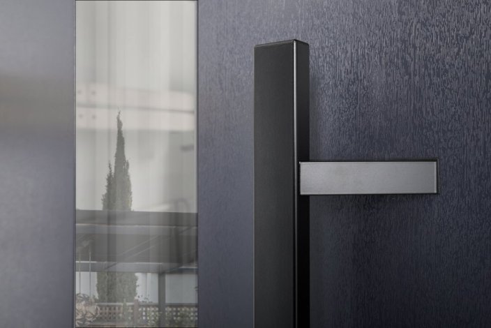 Bezpečnostní dveře venkovní  LP5 Lampre se svetlikem