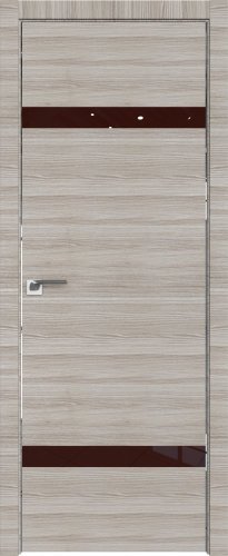 Interiérové dveře bezfalcové - 3Z - Barva: White Ash Crosscut, Sklo: Zrcadlo, Hrana Dveří: Matný Hliník