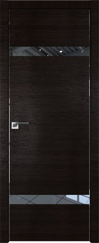 Interiérové dveře bezfalcové - 3Z - Barva: Gray Crosscut, Sklo: Lacobel Black Lacquer, Hrana Dveří: BLACK EDITION