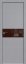 Interiérové dveře bezfalcové - 4STK - Barva: Pine Manhattan Grey, Sklo: Lacobel Brown Lacquer, Hrana Dveří: Black Edition ze čtyř stran