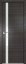 Interiérové dveře bezfalcové - 6Z - Barva: White Ash Crosscut, Sklo: Lacobel White Lacquer, Hrana Dveří: BLACK EDITION