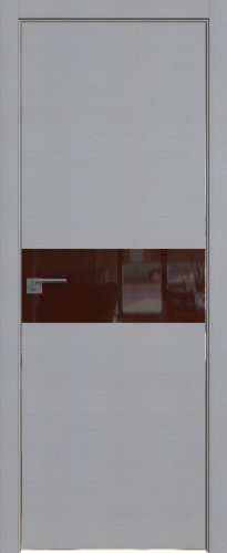 Interiérové dveře bezfalcové - 4STK - Barva: Pine Red Glossy, Sklo: Lacobel Brown Lacquer, Hrana Dveří: Black Edition ze čtyř stran