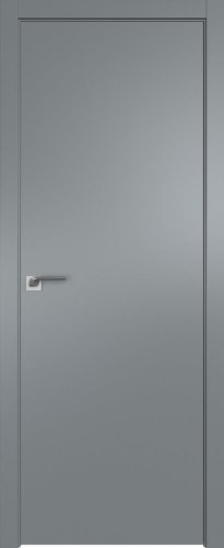 Interiérové dveře bezfalcové - 1SMA - Barva: Quartz Matt, Hrana Dveří: ABS černý mat ze čtyř stran