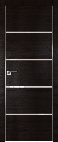 Interiérové dveře bezfalcové - 20Z - Barva: Wenge Crosscut, Sklo: Lacobel Mother-of-Pearl Lacquer, Hrana Dveří: Matný Hliník