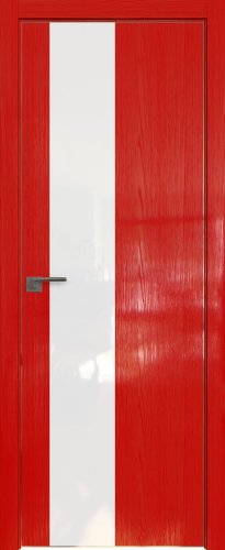 Interiérové dveře bezfalcové - 5STK - Barva: Pine Red Glossy, Sklo: Lacobel White Lacquer, Hrana Dveří: Matná ze čtyř stran