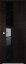 Interiérové dveře bezfalcové - 5Z - Barva: Wenge Crosscut, Sklo: Lacobel Black Lacquer, Hrana Dveří: BLACK EDITION