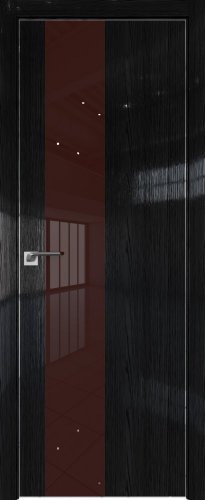 Interiérové dveře bezfalcové - 5STK - Barva: Pine Manhattan Grey, Sklo: Lacobel Black Lacquer, Hrana Dveří: Black Edition ze čtyř stran