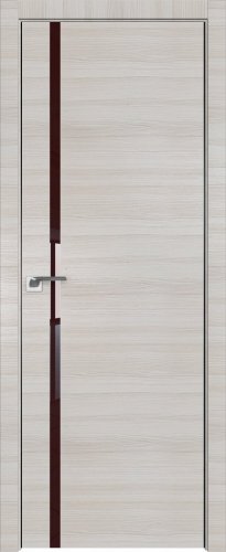 Interiérové dveře bezfalcové - 22Z - Barva: Malaga Cherry Crosscut, Sklo: Zrcadlo, Hrana Dveří: BLACK EDITION