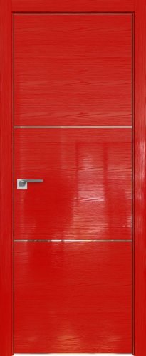 Interiérové dveře bezfalcové - 2STK - Barva: Pine Red Glossy, Hrana Dveří: Black Edition ze čtyř stran