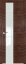 Interiérové dveře bezfalcové - 5Z - Barva: Malaga Cherry Crosscut, Sklo: Lacobel White Lacquer, Hrana Dveří: Matný Hliník