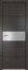 Interiérové dveře bezfalcové - 4Z - Barva: Gray Crosscut, Sklo: Lacobel Silver Lacquer, Hrana Dveří: BLACK EDITION