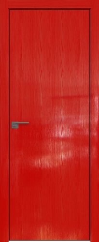 Interiérové dveře bezfalcové - 1STK - Barva: Pine Red Glossy, Hrana Dveří: Black Edition ze čtyř stran