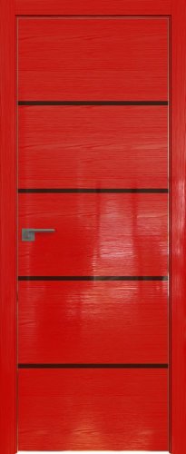 Interiérové dveře bezfalcové - 20STK - Barva: Pine Red Glossy, Sklo: Lacobel Brown Lacquer, Hrana Dveří: Matná ze čtyř stran