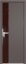 Interiérové dveře bezfalcové - 100SMK - Barva: Cocoa Matt, Sklo: Lacobel Brown Lacquer, Hrana Dveří: Matná ze čtyř stran