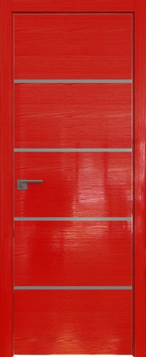 Interiérové dveře bezfalcové - 20STK - Barva: Pine Red Glossy, Sklo: Zrcadlo, Hrana Dveří: Matná ze čtyř stran