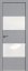 Interiérové dveře bezfalcové - 10STK - Barva: Pine Manhattan Grey, Sklo: Lacobel White Lacquer, Hrana Dveří: Black Edition ze čtyř stran