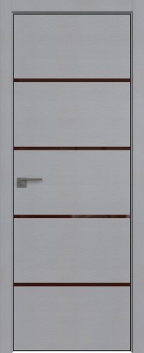 Interiérové dveře bezfalcové - 20STK - Barva: Pine Manhattan Grey, Sklo: Lacobel Brown Lacquer, Hrana Dveří: Black Edition ze čtyř stran