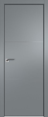 Interiérové dveře bezfalcové - 44SMA - Barva: Gray Matt, Hrana Dveří: Black Edition ze čtyř stran