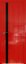 Interiérové dveře bezfalcové - 6STK - Barva: Pine Red Glossy, Sklo: Lacobel White Lacquer, Hrana Dveří: Black Edition ze čtyř stran