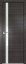 Interiérové dveře bezfalcové - 6Z - Barva: Gray Crosscut, Sklo: Lacobel Silver Lacquer, Hrana Dveří: Matný Hliník
