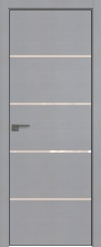 Interiérové dveře bezfalcové - 20STK - Barva: Pine Manhattan Grey, Sklo: Lacobel Mother-of-Pearl Lacquer, Hrana Dveří: Black Edition ze čtyř stran