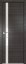 Interiérové dveře bezfalcové - 6Z - Barva: Gray Crosscut, Sklo: Lacobel Silver Lacquer, Hrana Dveří: Matný Hliník