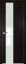 Interiérové dveře bezfalcové - 5Z - Barva: Wenge Crosscut, Sklo: Lacobel White Lacquer, Hrana Dveří: Matný Hliník