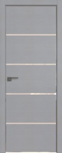 Interiérové dveře bezfalcové - 20STK - Barva: Pine Manhattan Grey, Sklo: Lacobel Mother-of-Pearl Lacquer, Hrana Dveří: Matná ze čtyř stran