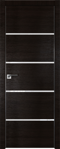 Interiérové dveře bezfalcové - 20Z - Barva: Wenge Crosscut, Sklo: Lacquer Classic, Hrana Dveří: Matný Hliník