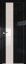 Interiérové dveře bezfalcové - 5STK - Barva: Pine Manhattan Grey, Sklo: Lacobel Black Lacquer, Hrana Dveří: Black Edition ze čtyř stran