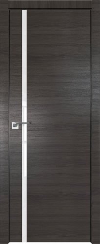 Interiérové dveře bezfalcové - 22Z - Barva: Gray Crosscut, Sklo: Lacquer Classic, Hrana Dveří: BLACK EDITION