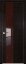 Interiérové dveře bezfalcové - 5Z - Barva: Malaga Cherry Crosscut, Sklo: Lacobel Mother-of-Pearl Lacquer, Hrana Dveří: BLACK EDITION
