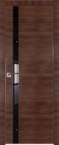 Interiérové dveře bezfalcové - 6Z - Barva: Gray Crosscut, Sklo: Lacobel Silver Lacquer, Hrana Dveří: Matný Hliník
