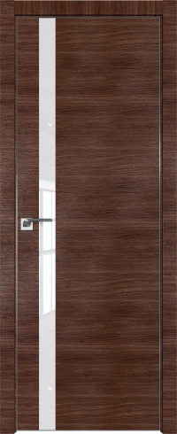 Interiérové dveře bezfalcové - 6Z - Barva: Gray Crosscut, Sklo: Lacobel Silver Lacquer, Hrana Dveří: Matný Hliník