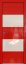 Interiérové dveře bezfalcové - 10STK - Barva: Pine Red Glossy, Sklo: Lacobel Mother-of-Pearl Lacquer, Hrana Dveří: Black Edition ze čtyř stran