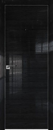 Interiérové dveře bezfalcové - 20STK - Barva: Pine Manhattan Grey, Sklo: Lacobel White Lacquer, Hrana Dveří: Black Edition ze čtyř stran