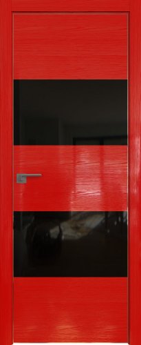Interiérové dveře bezfalcové - 10STK - Barva: Pine Red Glossy, Sklo: Lacobel Brown Lacquer, Hrana Dveří: Matná ze čtyř stran