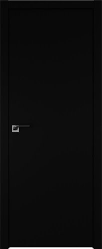 Interiérové dveře bezfalcové - 1SMA - Barva: Gray Matt, Hrana Dveří: ABS černý mat ze čtyř stran