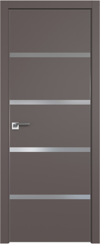Interiérové dveře bezfalcové - 120SMA - Barva: Gray Matt, Sklo: Lacquer Classic, Hrana Dveří: Matná ze čtyř stran