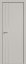Interiérové dveře bezfalcové - 42SMK - Barva: White Matt, Hrana Dveří: ABS černý mat ze čtyř stran