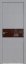 Interiérové dveře bezfalcové - 4STK - Barva: Pine Red Glossy, Sklo: Lacobel Brown Lacquer, Hrana Dveří: Black Edition ze čtyř stran